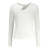 GUESS JEANS T-SHIRT MANICHE LUNGHE DONNA BIANCO