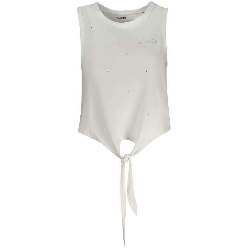 GUESS JEANS TANK TOP WOMEN WHITE