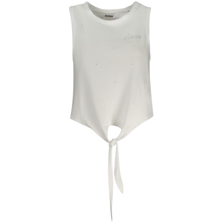GUESS JEANS TANK TOP WOMEN WHITE