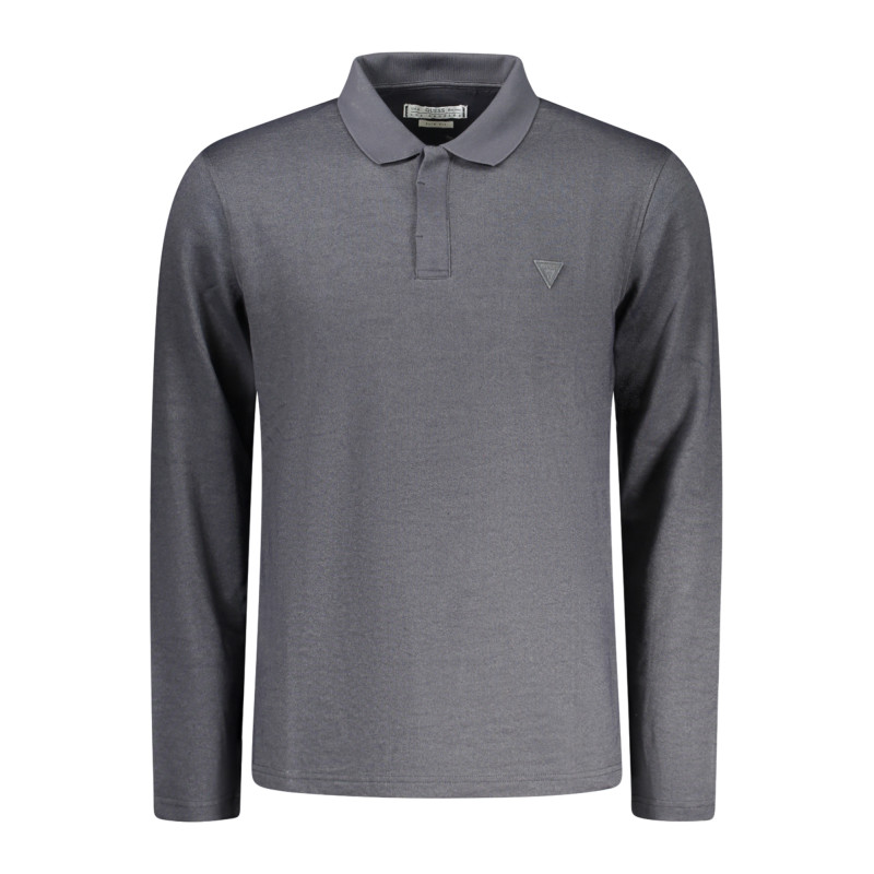 GUESS JEANS LANGARM POLO HERREN SCHWARZ