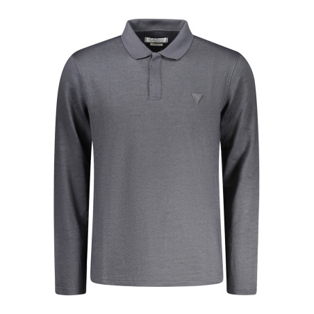 GUESS JEANS LANGARM POLO HERREN SCHWARZ