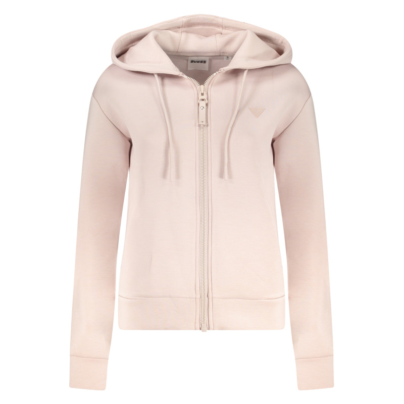 GUESS JEANS ROSA SWEATSHIRT MIT REISSVERSCHLUSS FÜR DAMEN