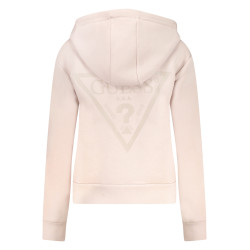GUESS JEANS ROSA SWEATSHIRT MIT REISSVERSCHLUSS FÜR DAMEN