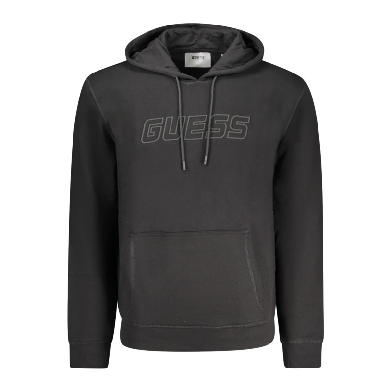 GUESS JEANS SWEATSHIRT WITHOUT ZIP MEN BLACK