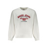 GUESS JEANS FELPA SENZA ZIP UOMO BIANCO
