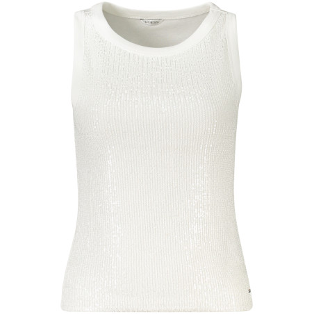 GUESS JEANS TANK TOP WOMEN WHITE