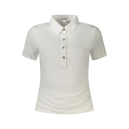 GUESS JEANS T-SHIRT MANICHE CORTE DONNA BIANCO