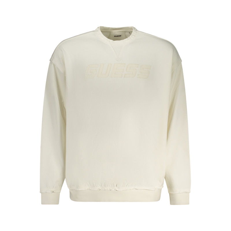 GUESS JEANS SWEATSHIRT WITHOUT ZIP MEN WHITE