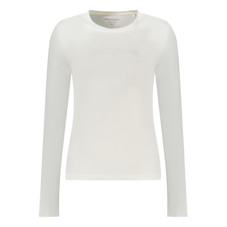 GUESS JEANS LANGARM T-SHIRT DAMEN WEISS