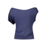 GUESS JEANS KURZARM-T-SHIRT DAMEN BLAU