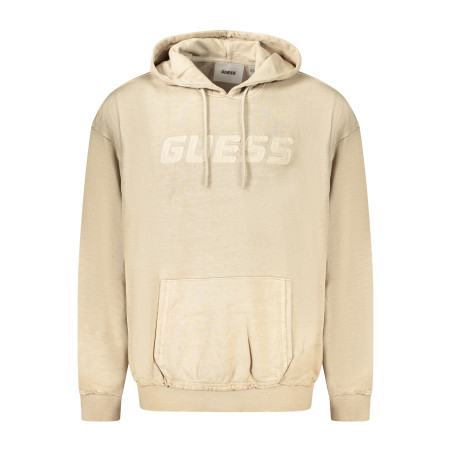 GUESS JEANS FELPA SENZA ZIP UOMO BEIGE