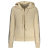 GUESS JEANS WOMEN&39S ZIP-UP SWEATSHIRT BEIGE