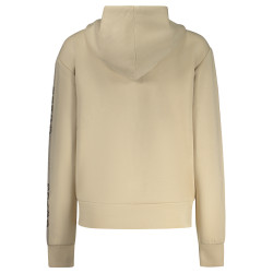 GUESS JEANS WOMEN&39S ZIP-UP SWEATSHIRT BEIGE