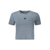 GUESS JEANS T-SHIRT MANICHE CORTE DONNA AZZURRO