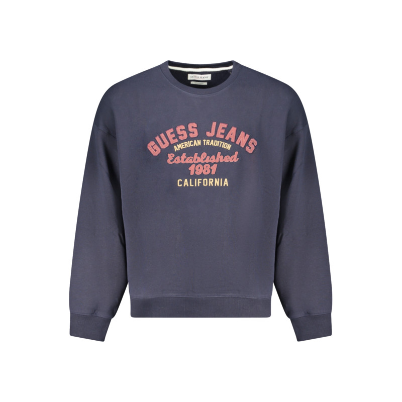 GUESS JEANS SWEATSHIRT WITHOUT ZIP MEN BLUE