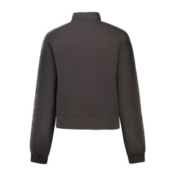 GUESS JEANS WOMEN&39S ZIP-UP SWEATSHIRT BLACK