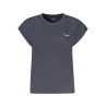 PEPE JEANS T-SHIRT MANICHE CORTE DONNA BLU