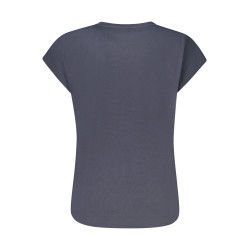 PEPE JEANS T-SHIRT MANICHE CORTE DONNA BLU