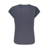 PEPE JEANS T-SHIRT MANICHE CORTE DONNA BLU