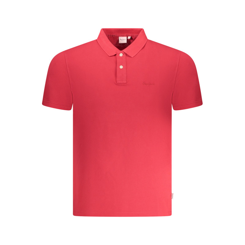 PEPE JEANS HERREN KURZARM POLOSHIRT ROT
