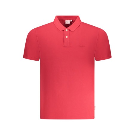 PEPE JEANS HERREN KURZARM POLOSHIRT ROT