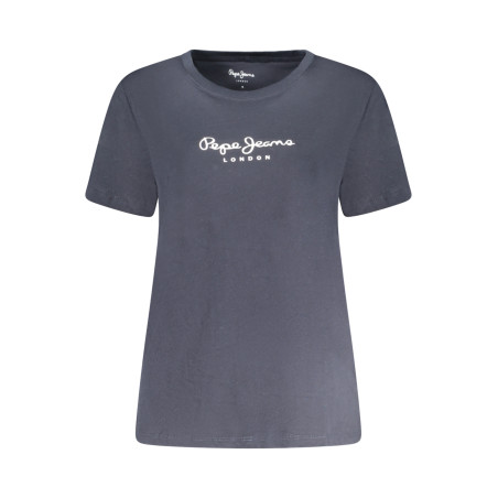 PEPE JEANS T-SHIRT MANICHE CORTE DONNA BLU