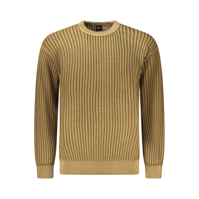 BOSS HERREN PULLOVER BRAUN