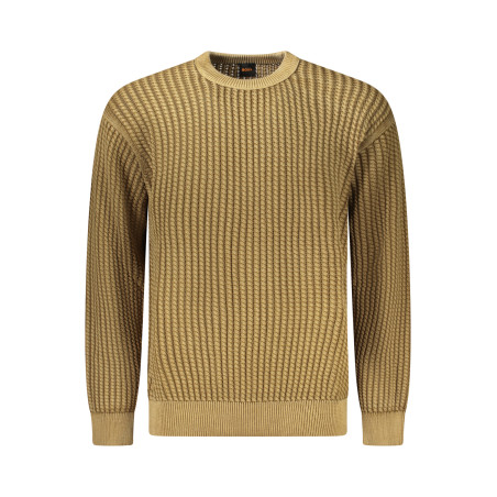 BOSS HERREN PULLOVER BRAUN