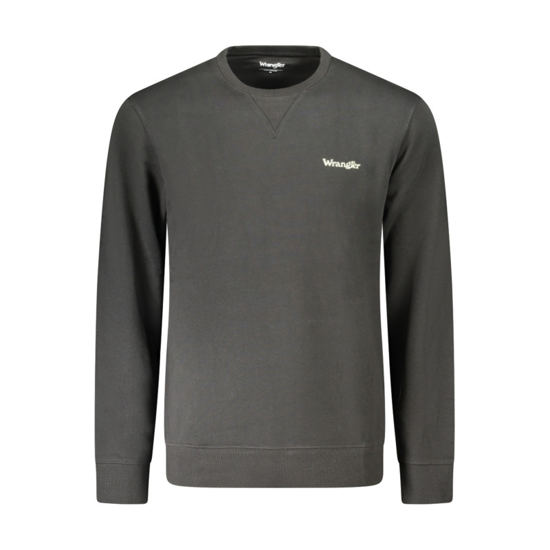 WRANGLER FELPA SENZA ZIP UOMO NERO