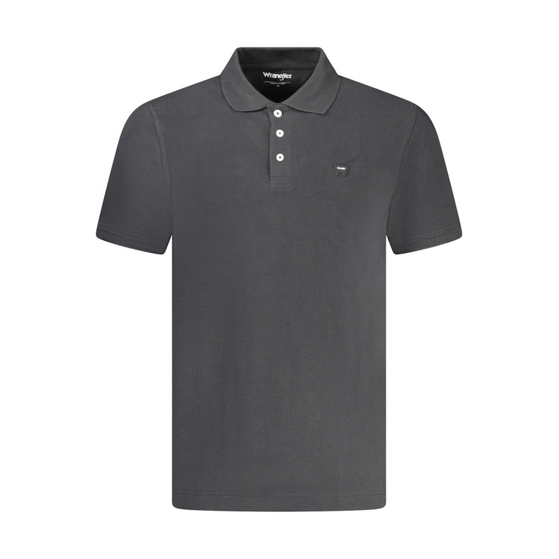 WRANGLER POLO MANICHE CORTE UOMO NERO