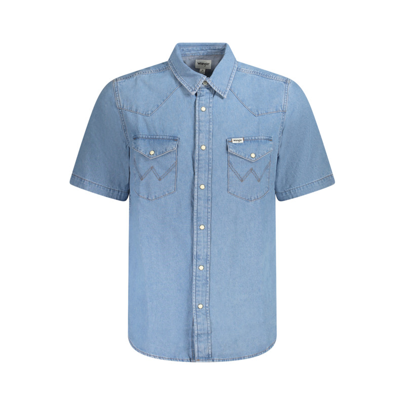WRANGLER KURZARMHEMD HERREN BLAU