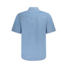 WRANGLER CAMICIA MANICHE CORTE UOMO AZZURRO