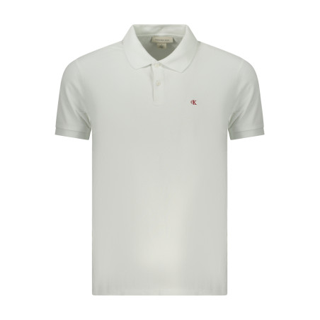 CALVIN KLEIN HERREN KURZARM POLO WEISS