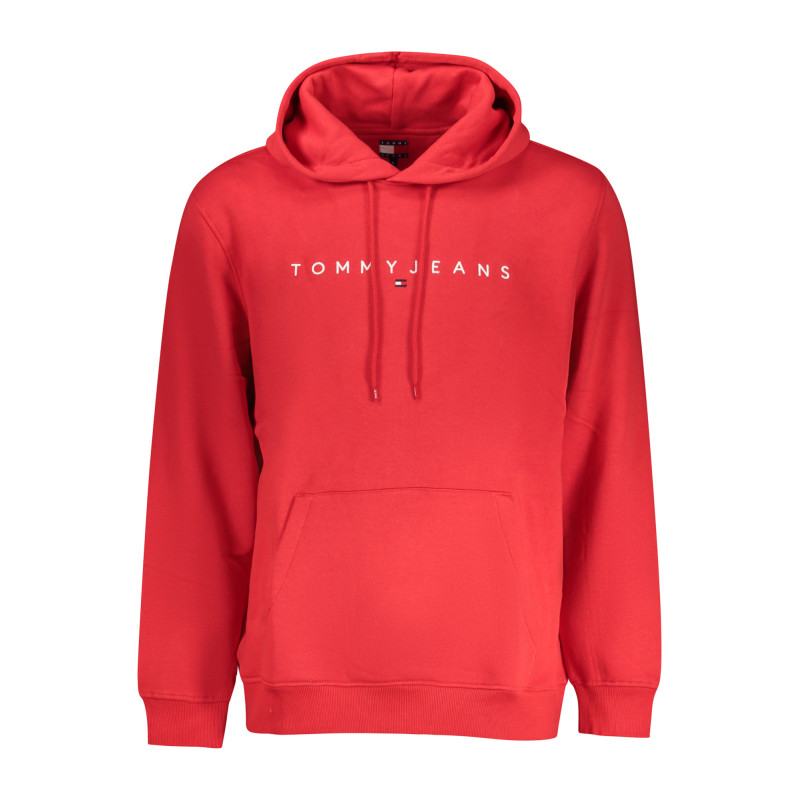TOMMY HILFIGER FELPA SENZA ZIP UOMO ROSSO