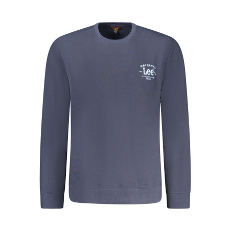 LEE MEN&39S BLUE ZIP-UP SWEATSHIRT