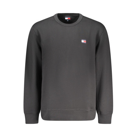 TOMMY HILFIGER HERREN-SWEATSHIRT MIT REISSVERSCHLUSS SCHWARZ