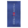 NORWAY 1963 UNISEX BLUE BEACH TOWEL