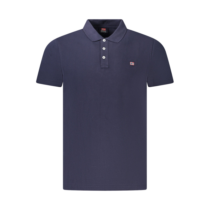 NORWAY 1963 MEN&39S SHORT SLEEVE POLO BLUE