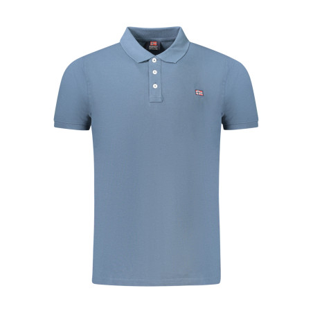NORWEGEN 1963 HERREN-POLOSHIRT MIT KURZEN ÄRMELN BLAU