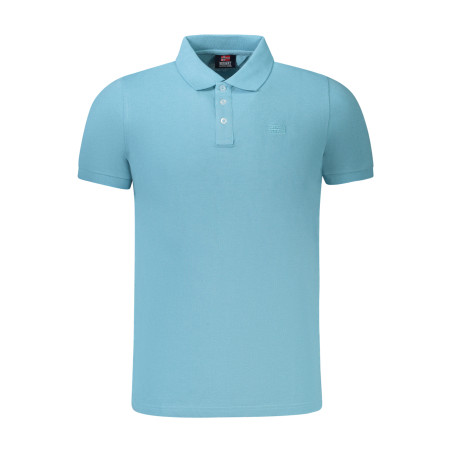 NORWEGEN 1963 HERREN KURZARM POLOSHIRT BLAU