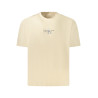 CALVIN KLEIN T-SHIRT MANICHE CORTE DONNA BEIGE