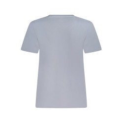 PEPE JEANS T-SHIRT MANICHE CORTE DONNA AZZURRO