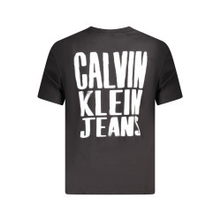 CALVIN KLEIN T-SHIRT MANICHE CORTE UOMO NERO