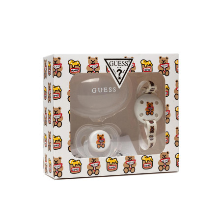 GUESS JEANS TRANSPARENT BABY PACIFIER