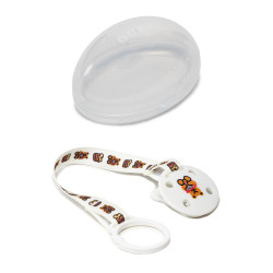 GUESS JEANS TRANSPARENT BABY PACIFIER