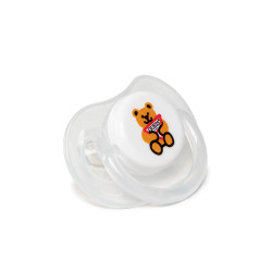 GUESS JEANS TRANSPARENT BABY PACIFIER