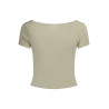 GUESS JEANS KURZARM-T-SHIRT DAMEN GRÜN
