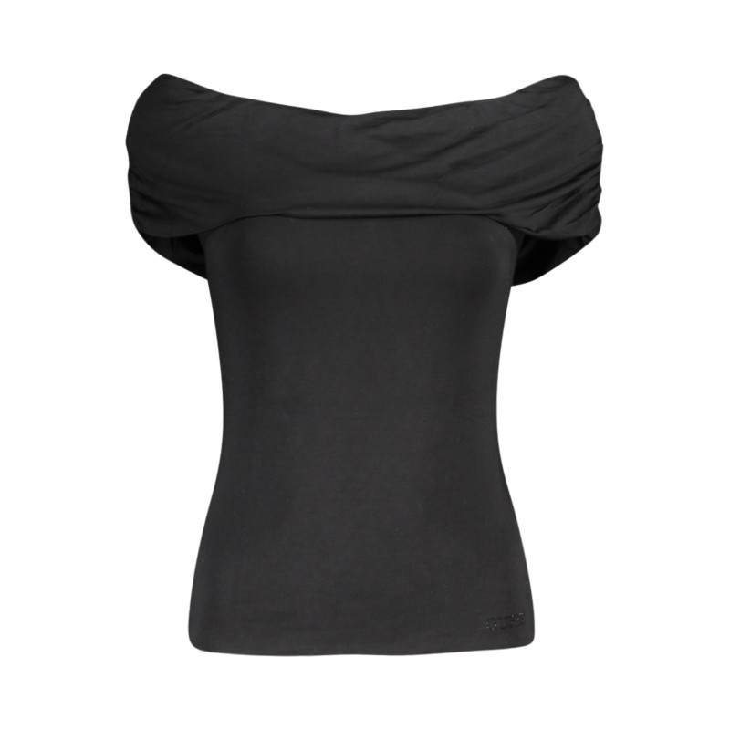 GUESS JEANS KURZARM T-SHIRT DAMEN SCHWARZ