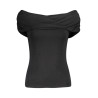 GUESS JEANS KURZARM T-SHIRT DAMEN SCHWARZ