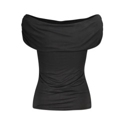 GUESS JEANS KURZARM T-SHIRT DAMEN SCHWARZ